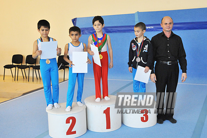 18th Azerbaijan Gymnastics Championship finished. Baku, Azerbaijan, Nov.04, 2011
