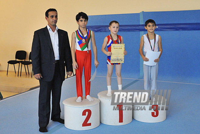 18th Azerbaijan Gymnastics Championship finished. Baku, Azerbaijan, Nov.04, 2011
