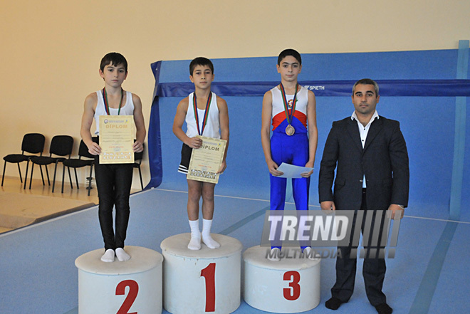 18th Azerbaijan Gymnastics Championship finished. Baku, Azerbaijan, Nov.04, 2011
