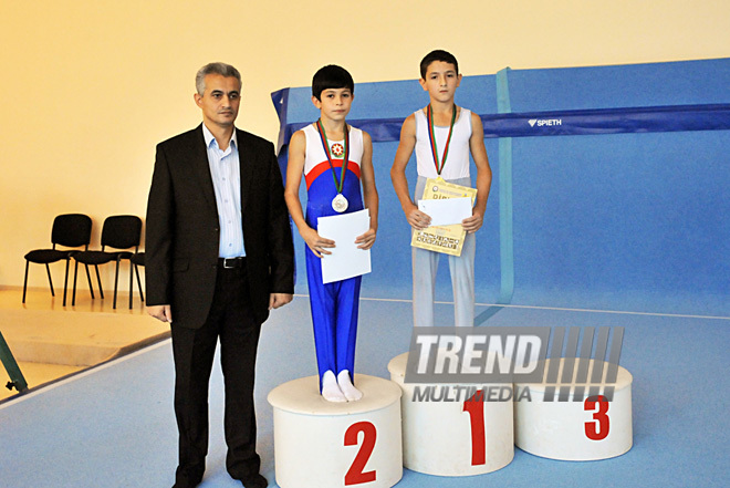 18th Azerbaijan Gymnastics Championship finished. Baku, Azerbaijan, Nov.04, 2011
