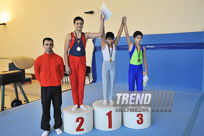 18th Azerbaijan Gymnastics Championship finished. Baku, Azerbaijan, Nov.04, 2011
