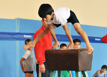 18th Azerbaijan Gymnastics Championship finished. Baku, Azerbaijan, Nov.04, 2011
