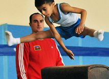 18th Azerbaijan Gymnastics Championship finished. Baku, Azerbaijan, Nov.04, 2011
