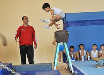 18th Azerbaijan Gymnastics Championship finished. Baku, Azerbaijan, Nov.04, 2011
