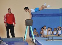 18th Azerbaijan Gymnastics Championship finished. Baku, Azerbaijan, Nov.04, 2011
