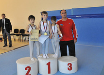 18th Azerbaijan Gymnastics Championship finished. Baku, Azerbaijan, Nov.04, 2011
