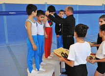 18th Azerbaijan Gymnastics Championship finished. Baku, Azerbaijan, Nov.04, 2011
