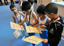 18th Azerbaijan Gymnastics Championship finished. Baku, Azerbaijan, Nov.04, 2011
