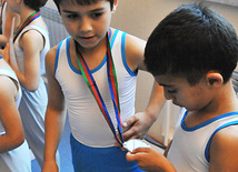 18th Azerbaijan Gymnastics Championship finished. Baku, Azerbaijan, Nov.04, 2011
