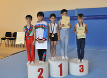 18th Azerbaijan Gymnastics Championship finished. Baku, Azerbaijan, Nov.04, 2011
