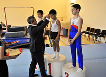 18th Azerbaijan Gymnastics Championship finished. Baku, Azerbaijan, Nov.04, 2011
