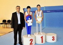 18th Azerbaijan Gymnastics Championship finished. Baku, Azerbaijan, Nov.04, 2011
