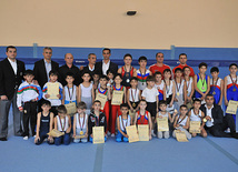 18th Azerbaijan Gymnastics Championship finished. Baku, Azerbaijan, Nov.04, 2011
