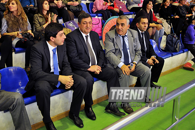 The 18th Azerbaijan Championship and Baku Championship on Rhythmic Gymnastics kicked off. Baku, Azerbaijan, Nov.18, 2011