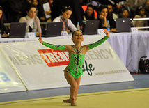 The 18th Azerbaijan Championship and Baku Championship on Rhythmic Gymnastics kicked off. Baku, Azerbaijan, Nov.18, 2011