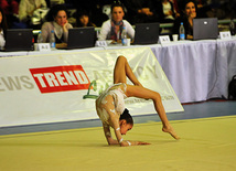 The 18th Azerbaijan Championship and Baku Championship on Rhythmic Gymnastics kicked off. Baku, Azerbaijan, Nov.18, 2011