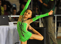 The 18th Azerbaijan Championship and Baku Championship on Rhythmic Gymnastics kicked off. Baku, Azerbaijan, Nov.18, 2011