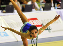 The 18th Azerbaijan Championship and Baku Championship on Rhythmic Gymnastics kicked off. Baku, Azerbaijan, Nov.18, 2011