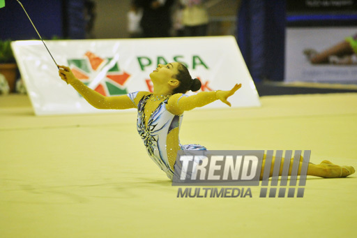 The 18th Azerbaijan Championship and Baku Championship on Rhythmic Gymnastics finished. Baku, Azerbaijan, Nov.19, 2011