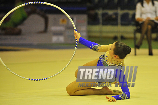 The 18th Azerbaijan Championship and Baku Championship on Rhythmic Gymnastics finished. Baku, Azerbaijan, Nov.19, 2011