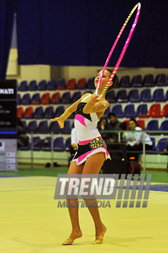 The 18th Azerbaijan Championship and Baku Championship on Rhythmic Gymnastics finished. Baku, Azerbaijan, Nov.19, 2011