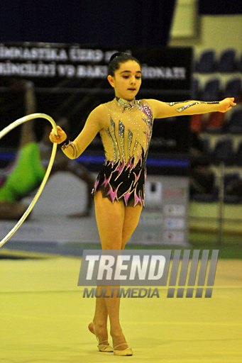 The 18th Azerbaijan Championship and Baku Championship on Rhythmic Gymnastics finished. Baku, Azerbaijan, Nov.19, 2011