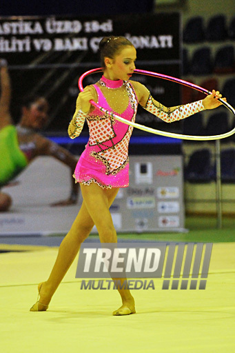 The 18th Azerbaijan Championship and Baku Championship on Rhythmic Gymnastics finished. Baku, Azerbaijan, Nov.19, 2011