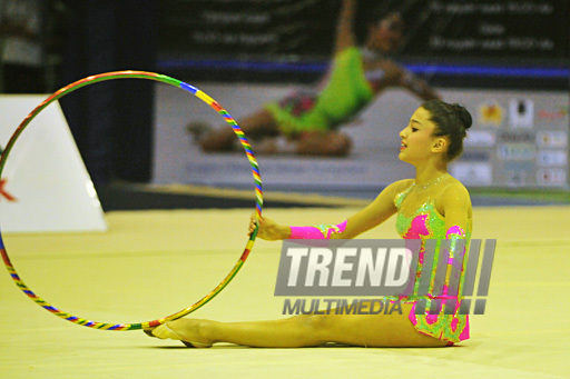 The 18th Azerbaijan Championship and Baku Championship on Rhythmic Gymnastics finished. Baku, Azerbaijan, Nov.19, 2011