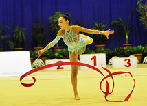 The 18th Azerbaijan Championship and Baku Championship on Rhythmic Gymnastics finished. Baku, Azerbaijan, Nov.19, 2011