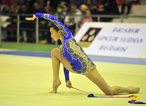 The 18th Azerbaijan Championship and Baku Championship on Rhythmic Gymnastics finished. Baku, Azerbaijan, Nov.19, 2011