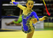 The 18th Azerbaijan Championship and Baku Championship on Rhythmic Gymnastics finished. Baku, Azerbaijan, Nov.19, 2011