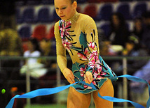 The 18th Azerbaijan Championship and Baku Championship on Rhythmic Gymnastics finished. Baku, Azerbaijan, Nov.19, 2011