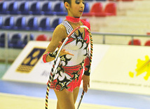 The 18th Azerbaijan Championship and Baku Championship on Rhythmic Gymnastics finished. Baku, Azerbaijan, Nov.19, 2011