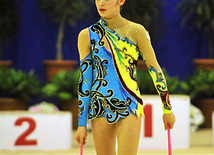 The 18th Azerbaijan Championship and Baku Championship on Rhythmic Gymnastics finished. Baku, Azerbaijan, Nov.19, 2011