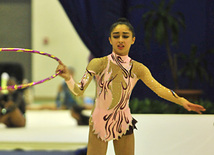 The 18th Azerbaijan Championship and Baku Championship on Rhythmic Gymnastics finished. Baku, Azerbaijan, Nov.19, 2011