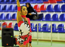 The 18th Azerbaijan Championship and Baku Championship on Rhythmic Gymnastics finished. Baku, Azerbaijan, Nov.19, 2011