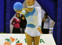 The 18th Azerbaijan Championship and Baku Championship on Rhythmic Gymnastics finished. Baku, Azerbaijan, Nov.19, 2011