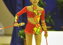 The 18th Azerbaijan Championship and Baku Championship on Rhythmic Gymnastics finished. Baku, Azerbaijan, Nov.19, 2011