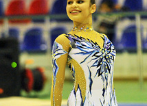 The 18th Azerbaijan Championship and Baku Championship on Rhythmic Gymnastics finished. Baku, Azerbaijan, Nov.19, 2011