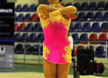 The 18th Azerbaijan Championship and Baku Championship on Rhythmic Gymnastics finished. Baku, Azerbaijan, Nov.19, 2011