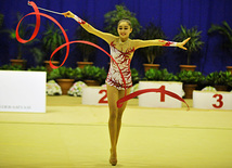 The 18th Azerbaijan Championship and Baku Championship on Rhythmic Gymnastics finished. Baku, Azerbaijan, Nov.19, 2011