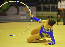 The 18th Azerbaijan Championship and Baku Championship on Rhythmic Gymnastics finished. Baku, Azerbaijan, Nov.19, 2011