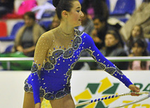 The 18th Azerbaijan Championship and Baku Championship on Rhythmic Gymnastics finished. Baku, Azerbaijan, Nov.19, 2011