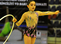 The 18th Azerbaijan Championship and Baku Championship on Rhythmic Gymnastics finished. Baku, Azerbaijan, Nov.19, 2011