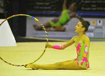 The 18th Azerbaijan Championship and Baku Championship on Rhythmic Gymnastics finished. Baku, Azerbaijan, Nov.19, 2011