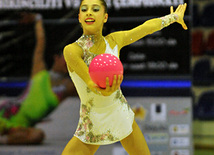 The 18th Azerbaijan Championship and Baku Championship on Rhythmic Gymnastics finished. Baku, Azerbaijan, Nov.19, 2011