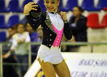 The 18th Azerbaijan Championship and Baku Championship on Rhythmic Gymnastics finished. Baku, Azerbaijan, Nov.19, 2011