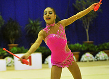 The 18th Azerbaijan Championship and Baku Championship on Rhythmic Gymnastics finished. Baku, Azerbaijan, Nov.19, 2011