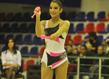 The 18th Azerbaijan Championship and Baku Championship on Rhythmic Gymnastics finished. Baku, Azerbaijan, Nov.19, 2011