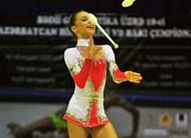 The 18th Azerbaijan Championship and Baku Championship on Rhythmic Gymnastics finished. Baku, Azerbaijan, Nov.19, 2011